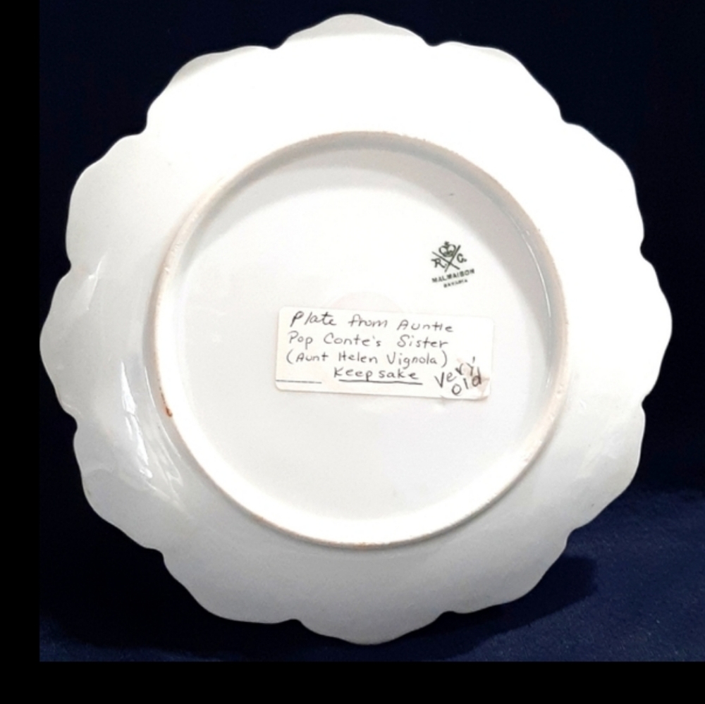 Pair Of Malmaison Bavaria Hand Painted Floral Plates - Picture 2 of 3
